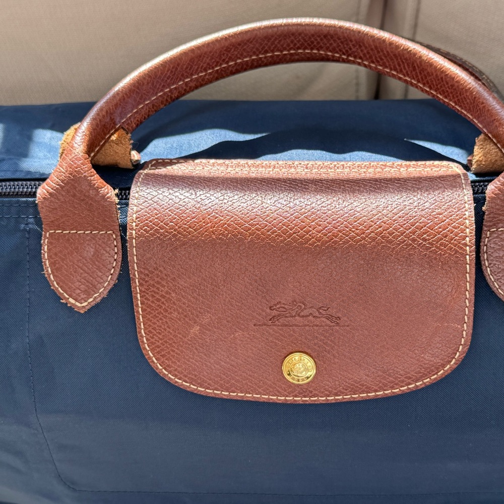 Longchamp Le Pliage Travel Bag Navy - Picture 2 of 6
